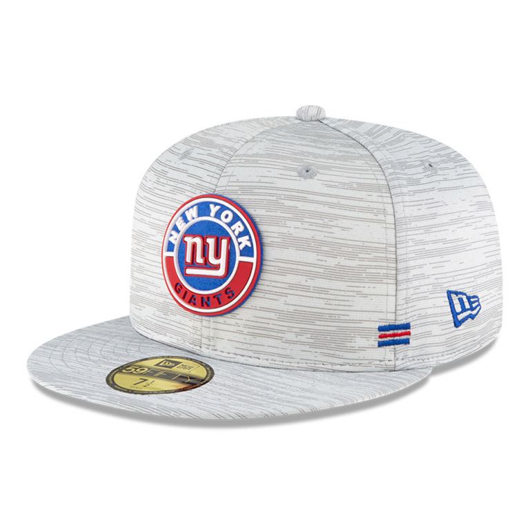 Gorras New Era 59fifty Grises - New York Giants Sideline 96753SPKJ